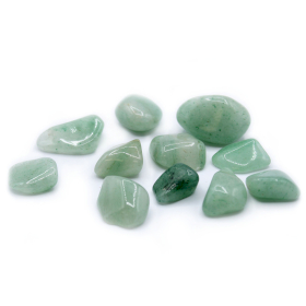 24x L Tumble Stones - Aventurine Green L