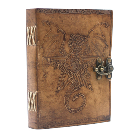 Leather Dragon Notebook  (20x15 cm)