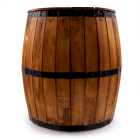 Beer Barrel Table & Parasol Stand 60x48,5 cm - Natural