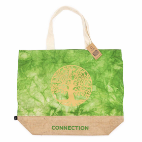 4x All Natural Bag - Green Stonewash - Tree of Life - Connection