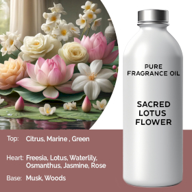 Sacred Lotus Flower Pure Fragrance Oil - 500ml