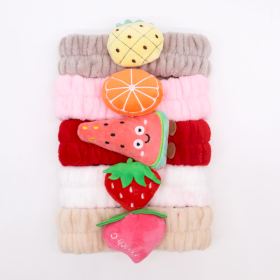 5x Cute Makeup Headbands - Fruity Selection (assorted)