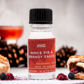 10x Mince Pie & Brandy Sauce Fragrance Oil 10ml