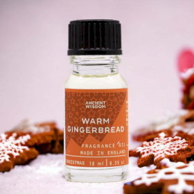 10x Warm Gingerbread Fragrance Oil 10ml