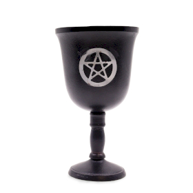 Iron Ritual Goblet - Pentagram - 20x11cm