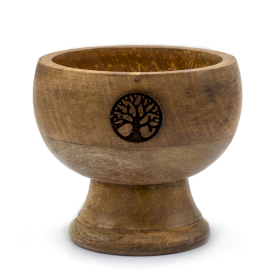 Lrg Ritual Bowl Incense Holder 11x9cm - Tree of Life