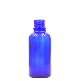 156x 15ml Blue Glass Dropper Bottle - No Cap