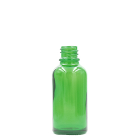 255x 5ml Green Glass Dropper Bottle - No Cap