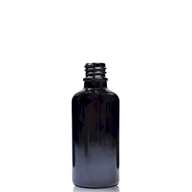 255x 5ml Black Glass Dropper Bottle - No Cap