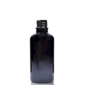 156x 15ml Black Glass Dropper Bottle - No Cap