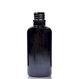 110x 30ml Black Glass Dropper Bottle - No Cap