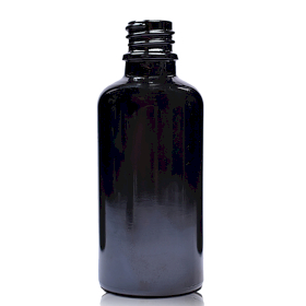 70x 100ml Black Glass Dropper Bottle - No Cap