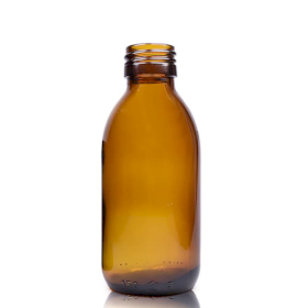 70x 150ml Amber Glass Medicine Bottle - No Cap