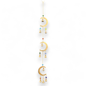 4x Indian Chimes - Moon Drop - 10 Bells - 6.5x63cm