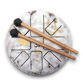 Steel Tongue Happy Drums  Marble - 17x13cm