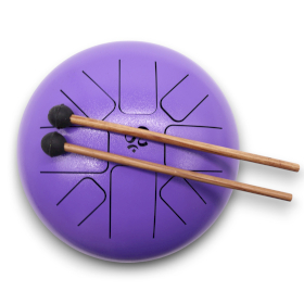 Steel Tongue Happy Drums  Om Violet- 22x16cm