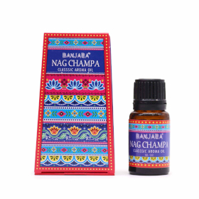 6x Banjara Indian Fragrance Oil 10ml - Nag Champa