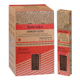 12x Banjara Palo Santo Smudge Incense Sticks - Dragon\'s Blood