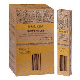 12x Banjara Palo Santo Smudge Incense Sticks - Sandalwood