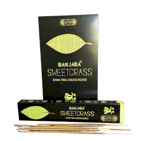 12x Banjara Tribal Smudge Incense - Sweetgrass