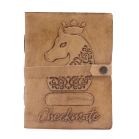 Checkmate Book - Light Tan - 200 pages decle-edged - 20x15cm