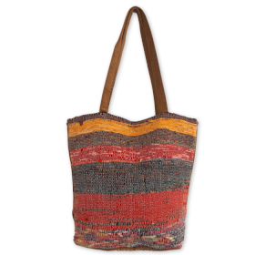 Recycled Big Rug Bag - Shades of Pink