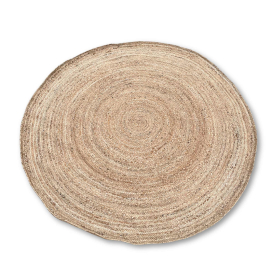 Lrg Round Soft Jute Rug - 150cm