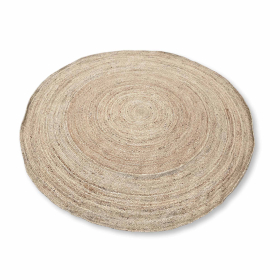 Extra Large Round Soft Jute Rug - 200cm