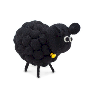 Little Felt Sheep - Black