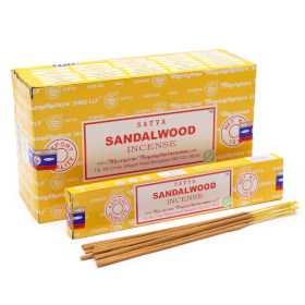 12x Satya Incense 15gm - Sandalwood