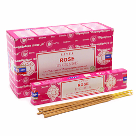 12x Satya Incense 15gm - Rose