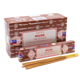 12x Satya Incense 15gm - Musk