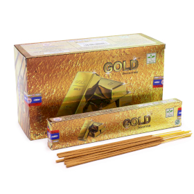 12x Satya Incense 15gm - Gold