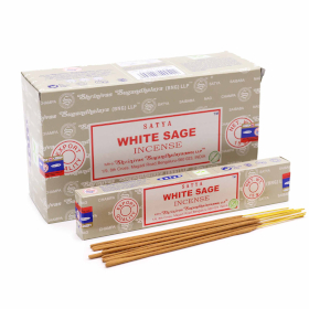 12x Satya Incense 15gm - White Sage