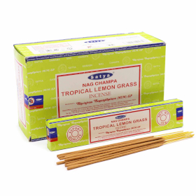 12x Satya Incense Sticks 15g - Tropical Lemongrass