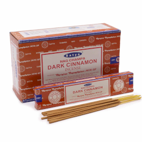 12x Satya Incense Sticks 15g  - Dark Cinammon