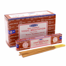 12x Satya Incense Sticks 15g - Yogic Meditation