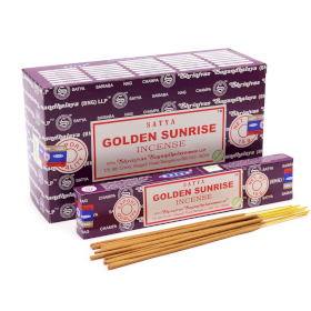 12x Satya Incense Sticks 15g - Golden Sunrise