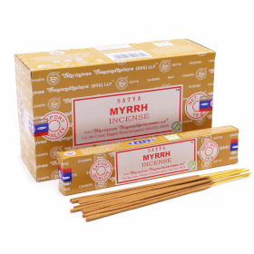 12x Satya Incense Sticks 15g - Myrrh