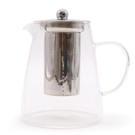 Glass Infuser Teapot - Flask Shape - 950ml