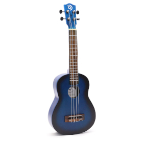 Artisan Made Ukulele - Blue Sunburst Finish (4 String)