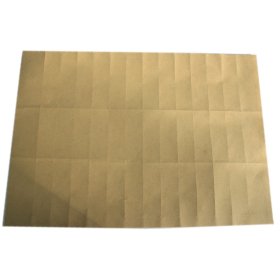 100x Brown Kraft - 42UP Round Corner A4 Laser Label 60x20mm