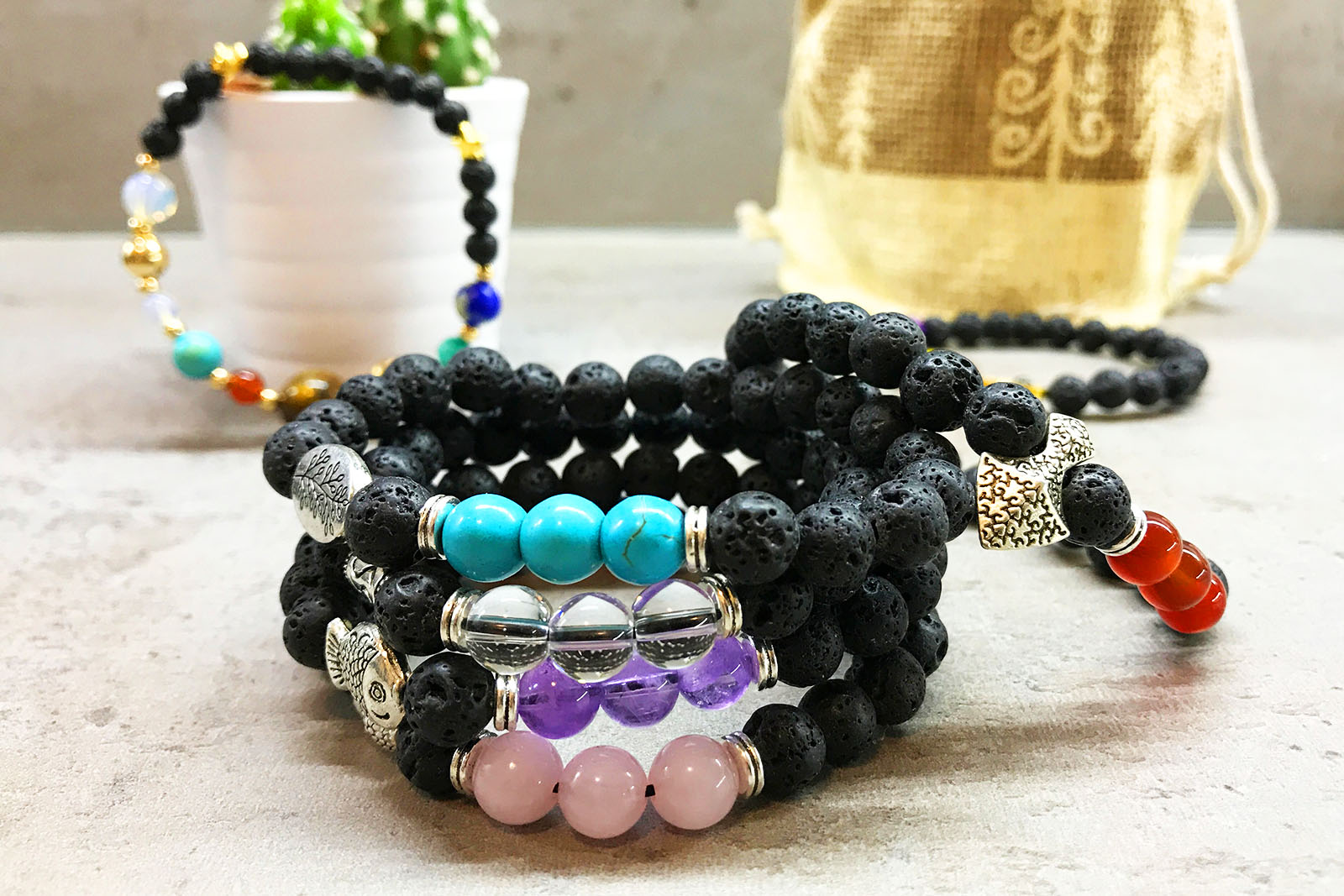 Lava rock bracelets hot sale for essential oils