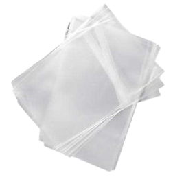 clear plastic poly bags