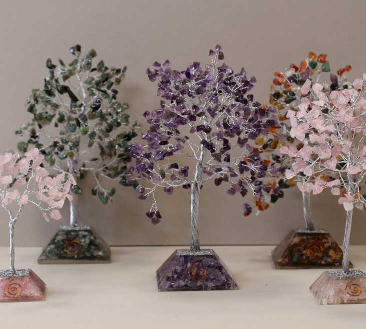 Gemstone Trees With Orgonite Base