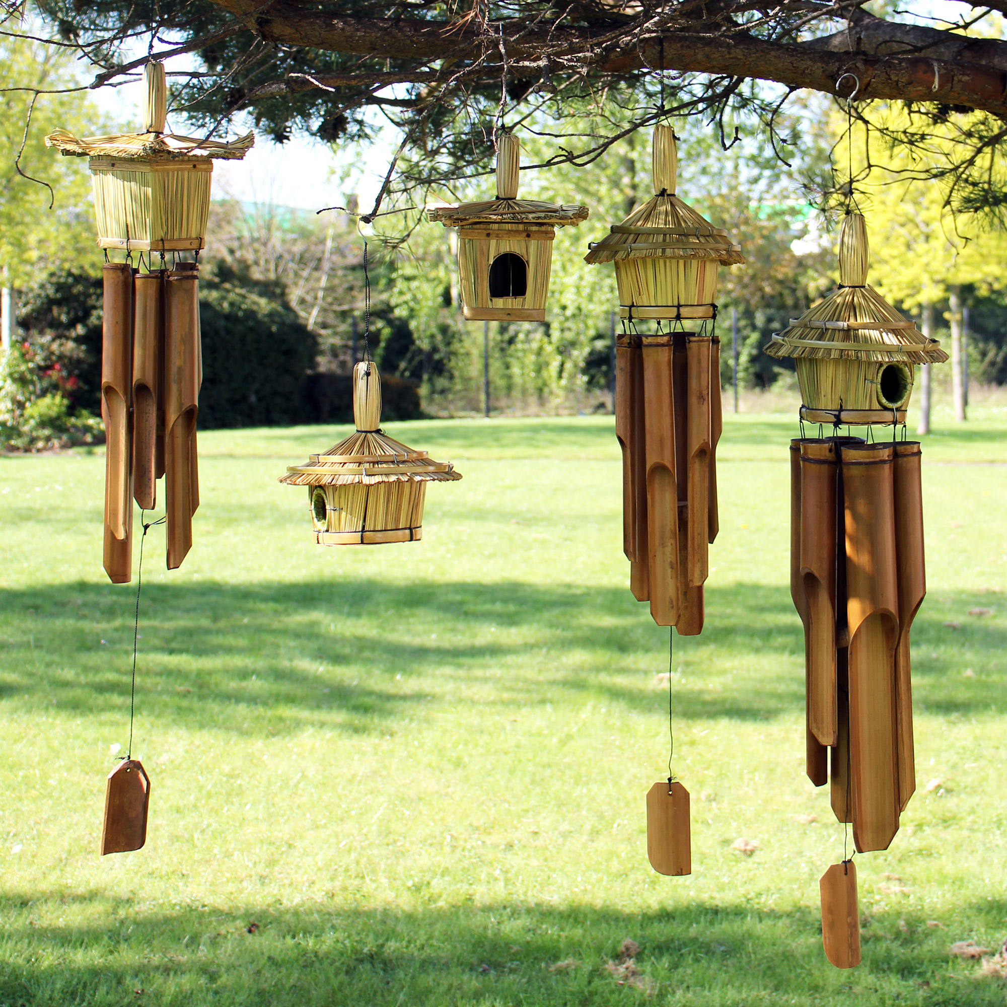 Wholesale Seagrass Hanging Bird Houses