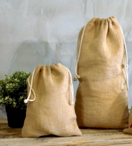 Wholesale Jute Drawstring Display Sacks AWGifts Europe Giftware and Aromatherapy Supplier