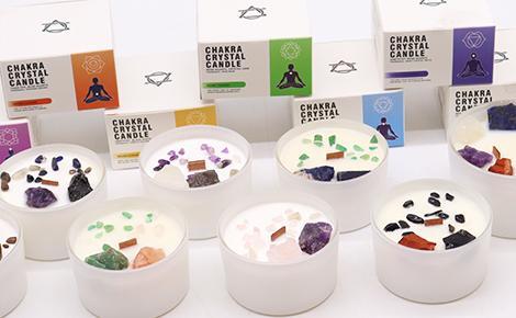 Chakra Crystal Candles