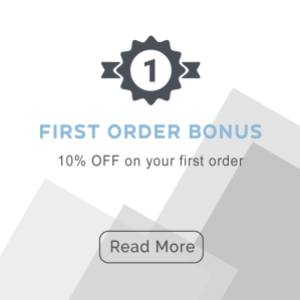 First Order Bonus - 10% OFF